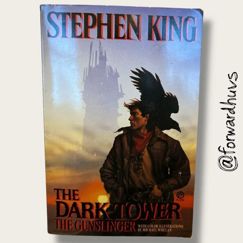 The Dark Tower: The Gunslinger – King – Plume First Printing 1988 – Color Illust